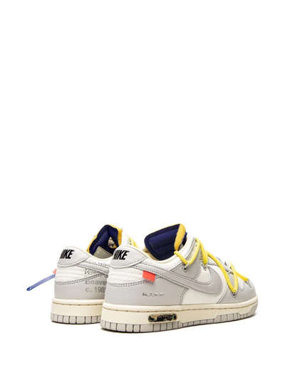 Nike X Off-white Dunk Low Sneakers In Grey