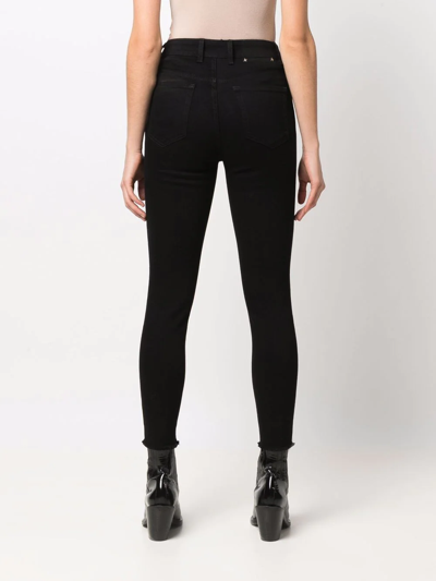 Shop Golden Goose Star-stud Skinny Jeans In Schwarz