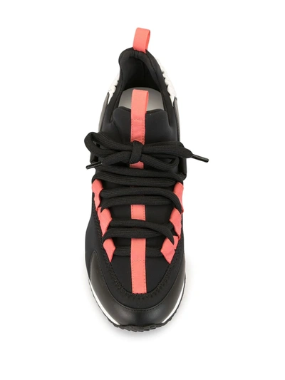 Shop Pierre Hardy Lace-up Trainers In Black