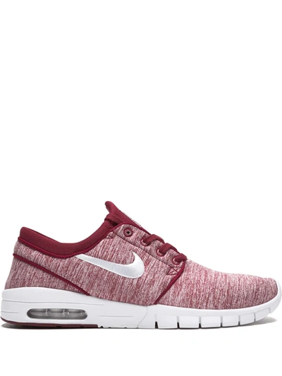 Shop Nike Stefan Janoski Max Sneakers In Red