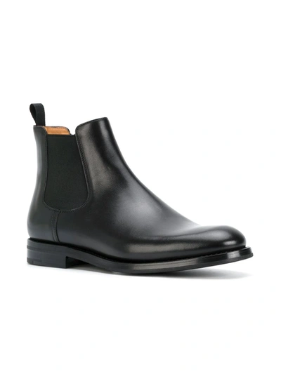 Shop Church's Monmouth Wg Leather Chelsea Boots In Black