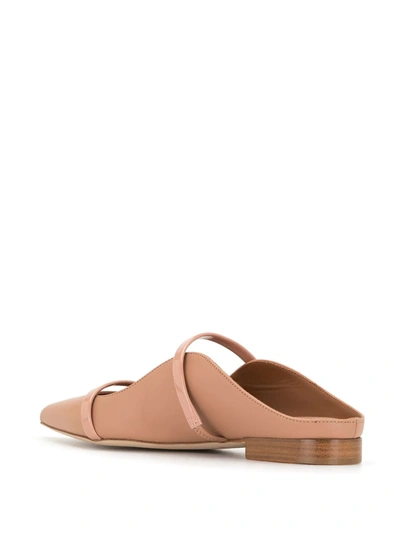Malone Souliers Maureen Double-strap Ballerina Shoes In Pink