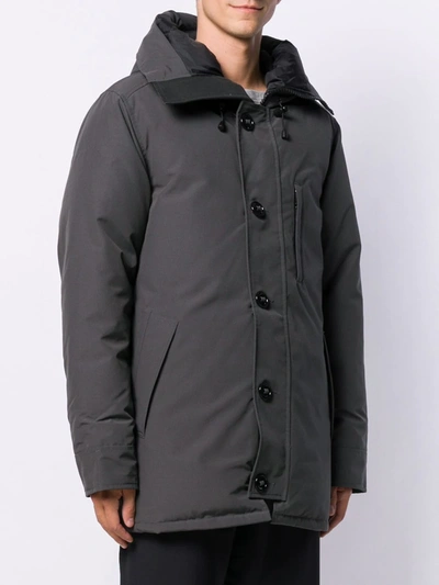 Shop Canada Goose Shell Down Coat In Grey