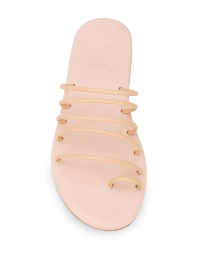 Shop Ancient Greek Sandals Sani Flat Sandals In Neutrals