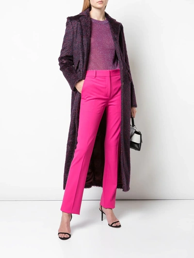 Shop Victoria Beckham Slim Fit Trousers In Pink