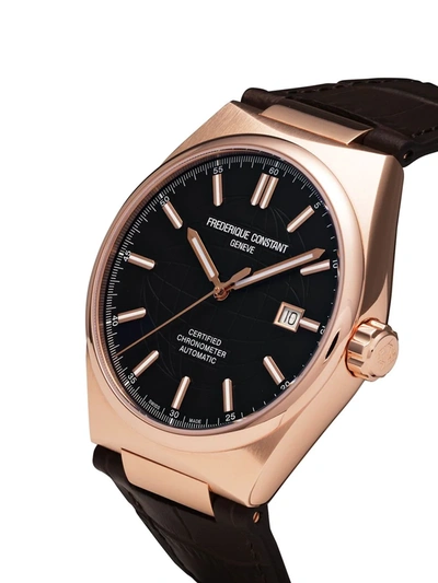 Shop Frederique Constant Highlife Automatic 41mm In Black