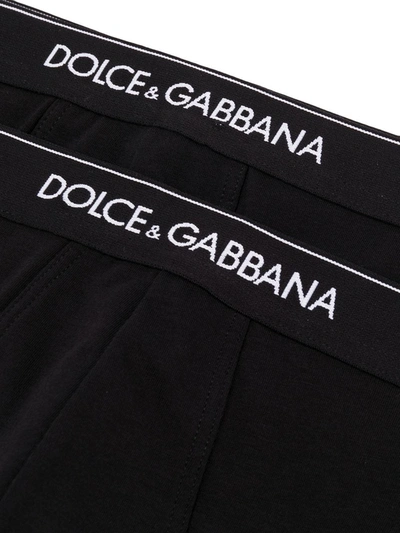 Dolce & Gabbana 'midi Brief' 2-pack Briefs In Black