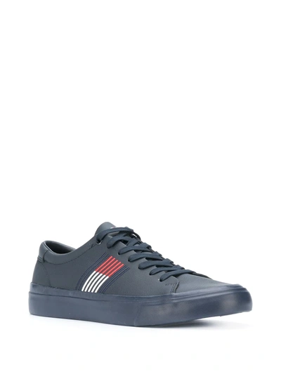 Shop Tommy Hilfiger Signature Low-top Sneakers In Blue