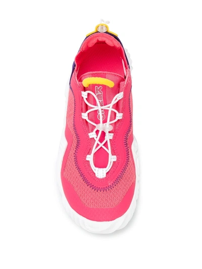 Shop Kenzo Wave Sneakers In Pink