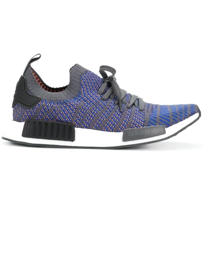 Shop Adidas Originals Nmd R1 Stlt Primeknit "blue/grey" Sneakers