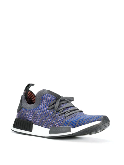 Shop Adidas Originals Nmd R1 Stlt Primeknit "blue/grey" Sneakers