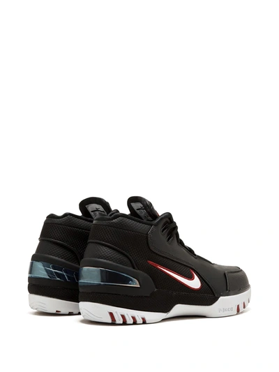 Shop Nike Air Zoom Generation Qs "black/white/varsity Crimson" Sneakers