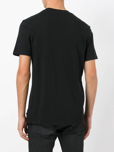 Shop James Perse V-neck T-shirt In Black