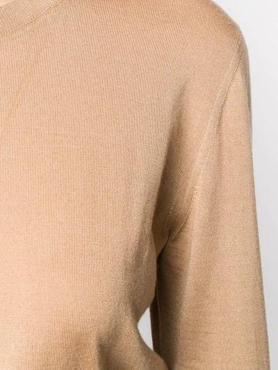 Shop Dolce & Gabbana Crew-neck Cashmere Jumper In Neutrals