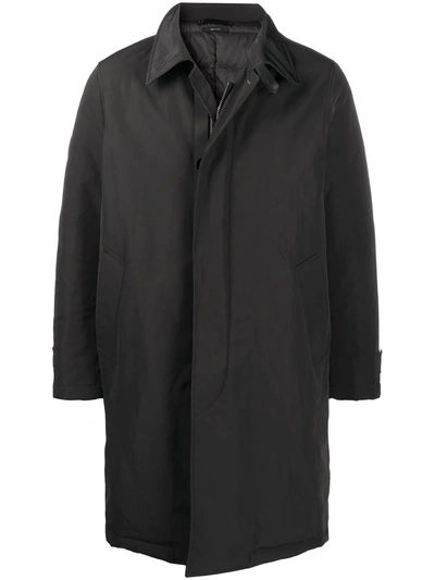 Shop Tom Ford Single-breasted Mid-length Coat In Black