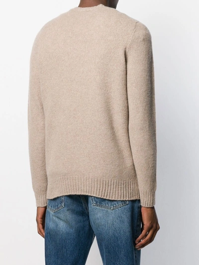Drumohr Soft Knit Jumper In Neutrals