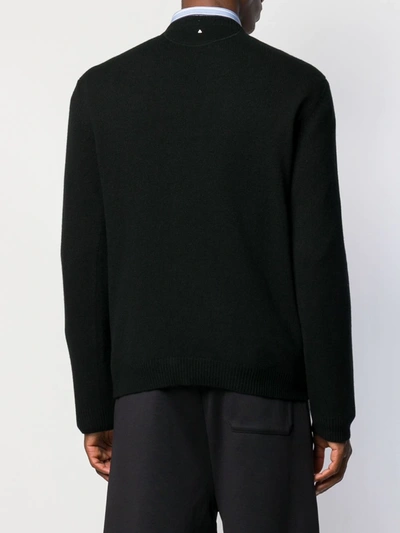 Shop Valentino Cashmere Jumper In 0n0  Black