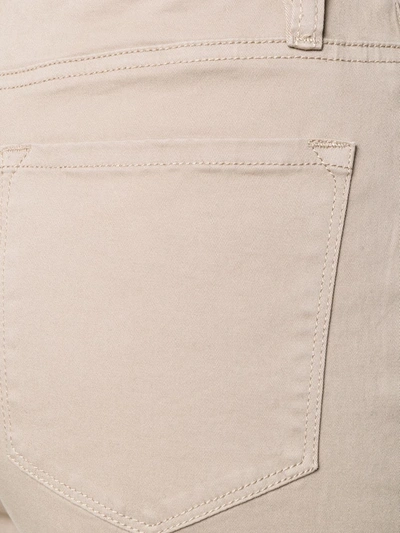 Shop Frame Cropped Wide Leg Jeans In Neutrals