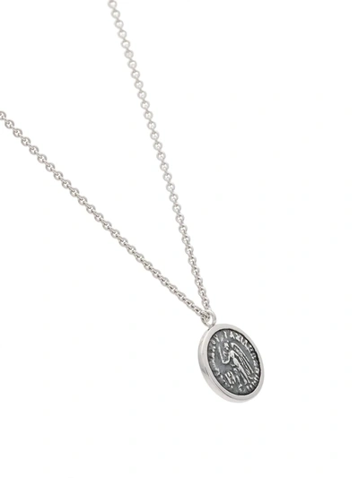 Shop Tom Wood Metallic Coin Pendant Sterling Silver Necklace