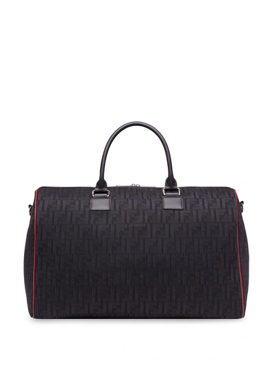 Shop Fendi Ff Motif Travel Bag In Black