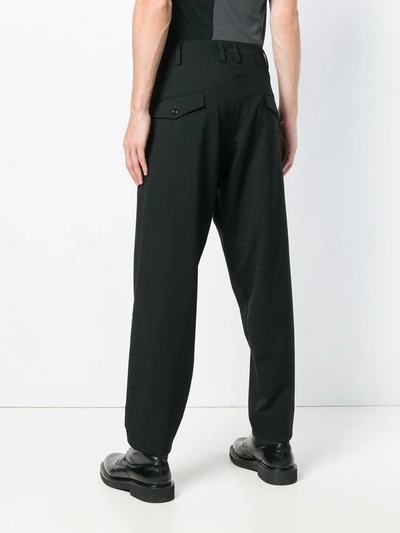 Shop Yohji Yamamoto Black Scandal Trousers