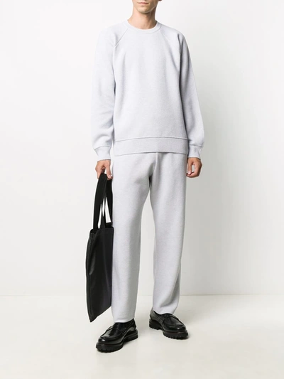 Shop Barrie Wide-leg Trousers In Grey