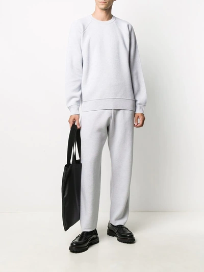 Barrie Wide Cashmere Trousers In Grey