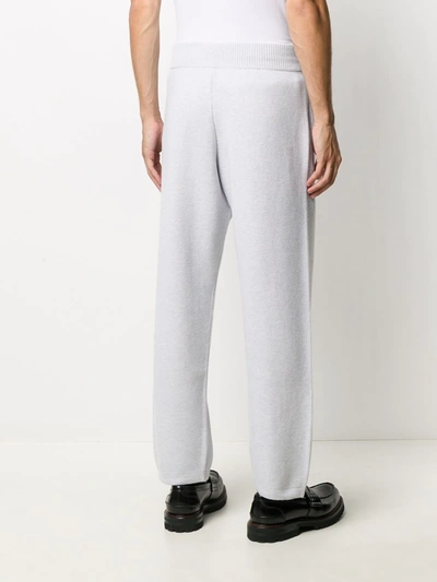 Barrie Wide Cashmere Trousers In Grey