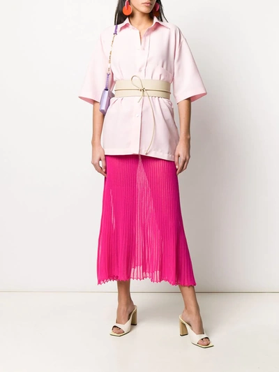 JACQUEMUS 201KN1220154450 PINK COTTON/POLYAMIDE