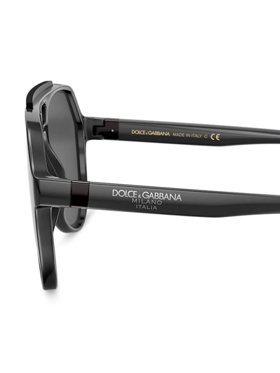 Shop Dolce & Gabbana Viale Piave 2.0 Sunglasses In Grey