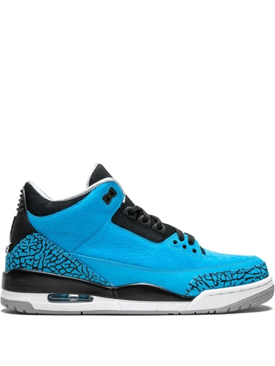 Shop Jordan Air  3 Retro "powder Blue" Sneakers