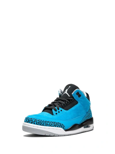 Shop Jordan Air  3 Retro "powder Blue" Sneakers