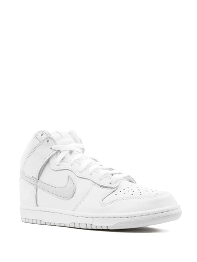 Nike Dunk High Sp "pure Platinum" Sneakers In White