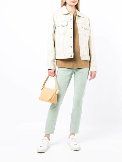 Shop Rag & Bone Nina High-rise Cigarette Jeans In Seafoam