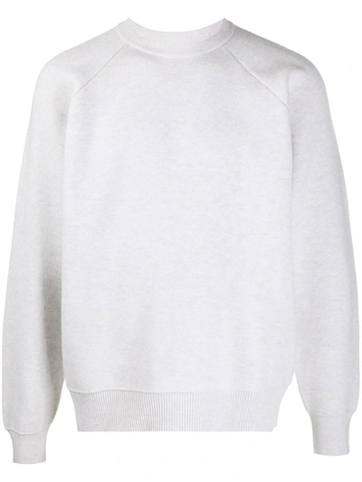 Shop Barrie Basic Sweatshirt In White