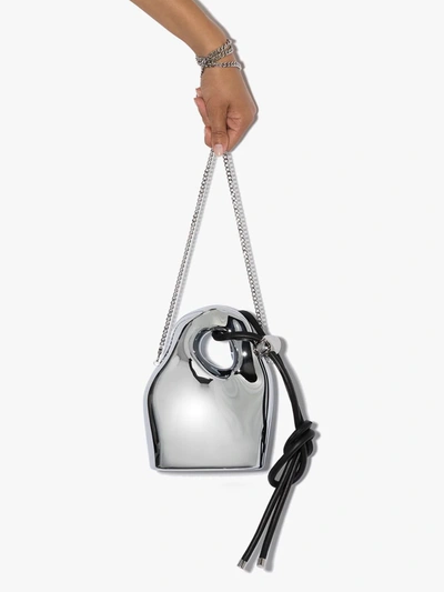 SILVER TONE RUBY'S LOST STONE MINI BAG