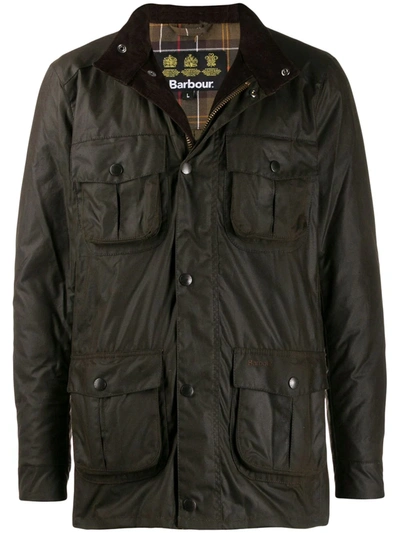 Shop Barbour Corbridge Wax Jacket In Brown