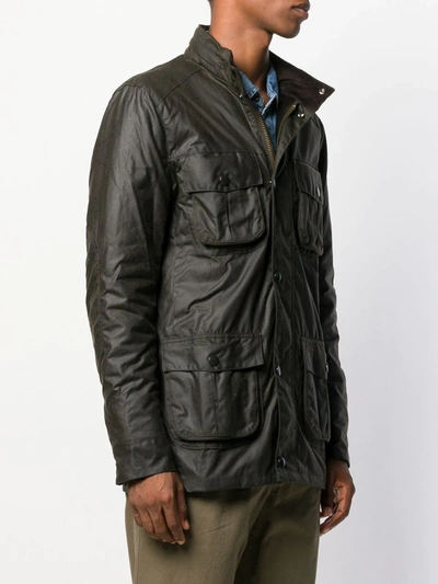 Shop Barbour Corbridge Wax Jacket In Brown