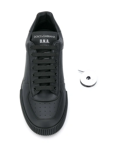 Shop Dolce & Gabbana Miami Low-top Sneakers In Black