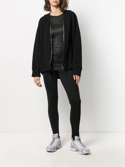 Alyx X Nike Raglan-sleeves Logo Top In Black