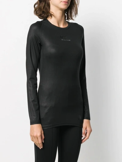 Alyx X Nike Raglan-sleeves Logo Top In Black
