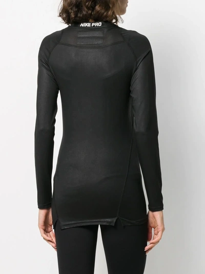 Alyx X Nike Raglan-sleeves Logo Top In Black