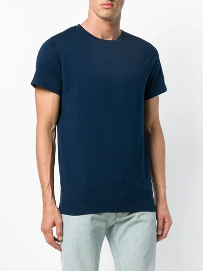 Shop Apc Round Neck T-shirt In Blue