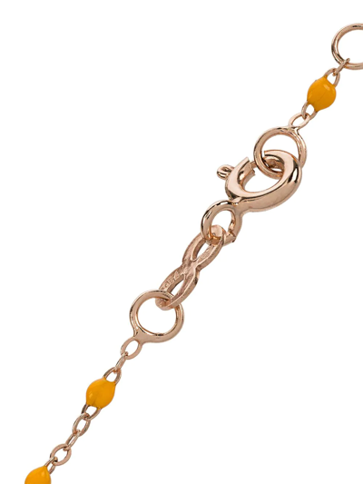 Shop Gigi Clozeau 18kt Rose Gold Classic Gigi Diamond Star Yellow Beaded Bracelet