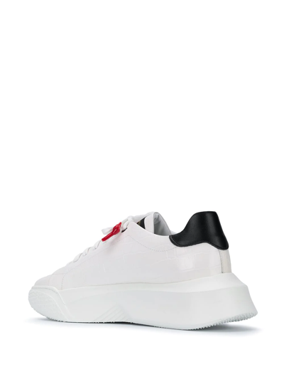 Giuliano Galiano Nemesis Lace-up Sneakers In White