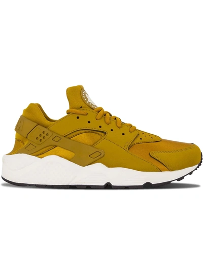 Shop Nike Air Huarache Run "bronzine" Sneakers In Yellow
