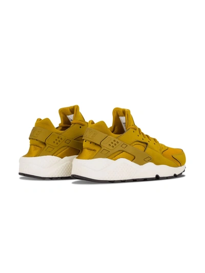 Shop Nike Air Huarache Run "bronzine" Sneakers In Yellow