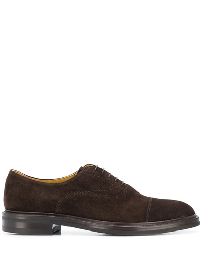 Shop Scarosso Jacob Lace Up Oxford Shoes In Brown