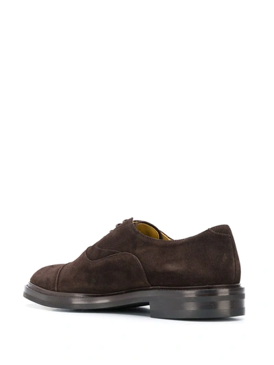 Scarosso Jacob Lace Up Oxford Shoes In Brown
