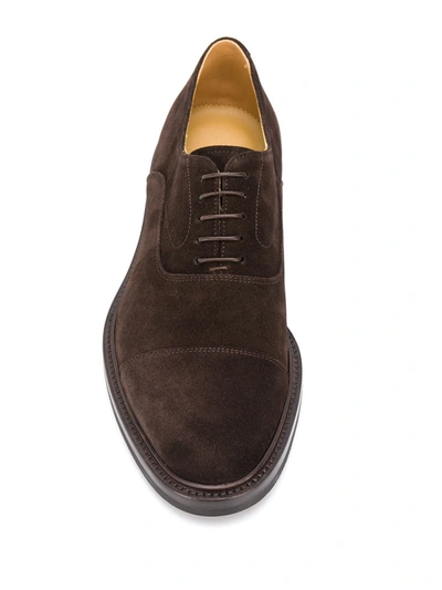 Shop Scarosso Jacob Lace Up Oxford Shoes In Brown